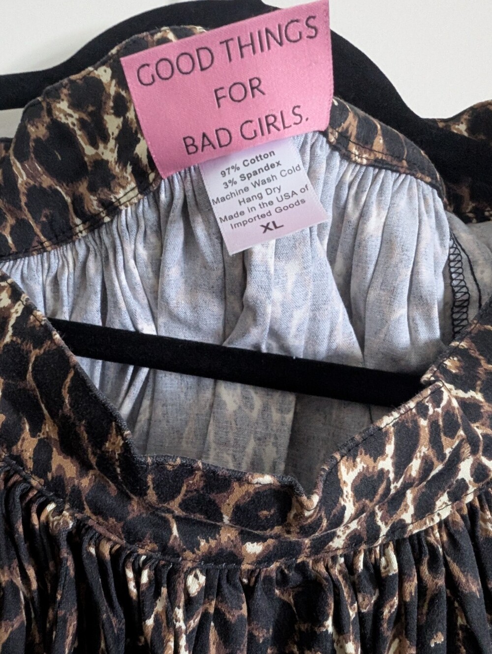 XL Vixen Leopard Swing Skirt - Picture 2 of 2